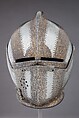 Armet, Steel, gold, brass, Italian