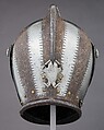 Armet, Steel, gold, brass, Italian