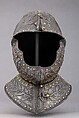 Burgonet, Steel, gold, copper alloy, French