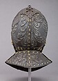 Burgonet, Steel, gold, copper alloy, French