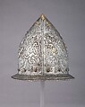 Cabasset in Late 16th Century French Style, Steel, gold, leather, French
