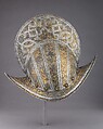 Morion, Steel, gold, brass, leather, French