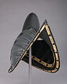 Comb Morion, Steel, brass, leather, German, possibly Brunswick