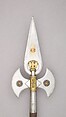 Halberd of the Personal Guard of Joseph Napoleon as King of Spain (1808-1813), Steel, wood, bronze, gold, French