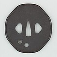 Sword Guard (<i>Tsuba</i>), Iron, copper, Japanese