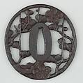 Sword Guard (<i>Tsuba</i>), Iron, gold, copper, Japanese