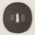 Sword Guard (<i>Tsuba</i>), Iron, lead, copper, Japanese
