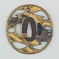 Sword Guard (<i>Tsuba</i>), Iron, gold, silver, copper, Japanese