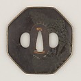Sword Guard (<i>Tsuba</i>), Iron, silver, pewter, copper, Japanese