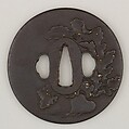Sword Guard (<i>Tsuba</i>), Iron, gold, silver, copper, Japanese