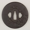 Sword Guard (<i>Tsuba</i>), Iron, gold, silver, copper, Japanese
