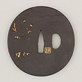 Sword Guard (<i>Tsuba</i>), Iron, gold, silver, copper, Japanese