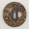 Sword Guard (<i>Tsuba</i>), Iron, gold, silver, bronze, copper, Japanese