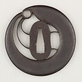 Sword Guard (Tsuba), Iron, copper, Japanese