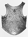 Breastplate, Giovan Paolo Negroli (Italian, Milan ca. 1513–1569), Steel, gold, Italian, Milan