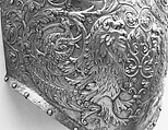 Breastplate, Giovan Paolo Negroli (Italian, Milan ca. 1513–1569), Steel, gold, Italian, Milan