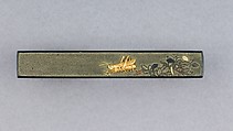 Knife Handle (Kozuka), Copper-silver alloy (shibuichi), gold, copper-gold alloy (shakudō), copper, Japanese