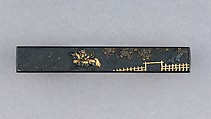 Knife Handle (Kozuka), Copper-gold alloy (shakudō), Japanese