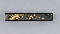 Knife Handle (Kozuka), Copper-gold alloy (shakudō), gold, silver, brass, iron, copper-silver alloy (shibuichi), Japanese