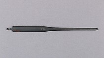 Hair Dressing Tool (Kogai), Copper-silver alloy (shibuichi), gold, silver, Japanese