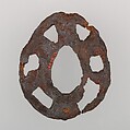Sword Guard (Tsuba), Iron, Japanese