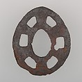 Sword Guard (Tsuba), Iron, Japanese