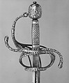 Rapier, Steel, silver, Italian