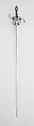 Rapier, Steel, gold, silver, iron, wood, German, possibly Saxony