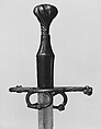 Hand-and-a-Half Saber, Steel, wood, leather, Swiss