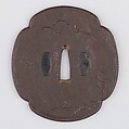 Sword Guard (Tsuba), Iron, copper, Japanese