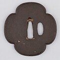 Sword Guard (Tsuba), Iron, copper, Japanese