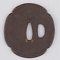 Sword Guard (Tsuba), Iron, copper, Japanese
