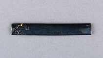 Knife Handle (Kozuka), Copper-gold alloy (shakudō), gold, silver, copper-silver alloy (shibuichi), Japanese