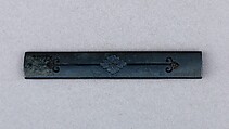 Knife Handle (Kozuka), Copper-gold alloy (shakudō), bronze, silver, gold, Japanese