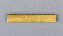 Knife Handle (Kozuka), Copper-gold alloy (shakudō), copper-silver alloy (shibuichi), gold, Japanese