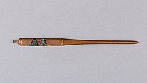 Hair Dressing Tool (Kogai), Copper, copper-silver alloy (shibuichi), gold, copper-gold alloy (shakudō), silver, Japanese
