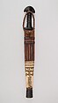 Sword with Scabbard, Iron, leather, West African, possibly Tuareg