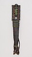 Dagger with Sheath, Iron, leather, dye, West African, Yoruba, Pobe Village