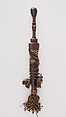 Dagger with Sheath, Iron, brass, leather, fiber, West African, possibly Fulani