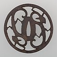 Sword Guard (Tsuba), Iron, gold, copper, Japanese