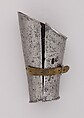 Left and Right Forearm Defenses (Vambraces), Steel, leather, Italian