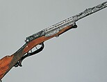 Breech-Loading Needlefire Rifle, R. Berger (German, active ca. 1844–1870), Steel, wood, horn, German, Köthen
