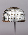 Lamellar Helmet, Iron, leather, Mongolian or Tibetan