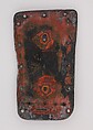 Element from a Lacquered Leather Cuirass, Lacquer, leather, Yi or Nuosu, China (Yunnan or Sichuan)