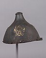 Helmet, Iron, gold, silver, turquoise, probably Mongolian