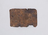 Six Brigandine Plates, Iron, copper alloy, textile, European
