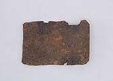 Six Brigandine Plates, Iron, copper alloy, textile, European