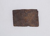 Six Brigandine Plates, Iron, copper alloy, textile, European