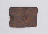 Six Brigandine Plates, Iron, copper alloy, textile, European