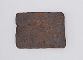 Six Brigandine Plates, Iron, copper alloy, textile, European